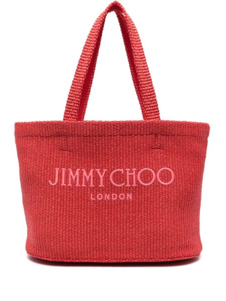 Strandtasche mit stickerei Jimmy Choo