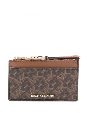 Μάλλινος πορτοφόλι με σχέδιο από μαλλί merino Michael Michael Kors