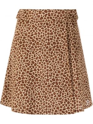 Mini suknja s printom s leopard uzorkom Palm Angels