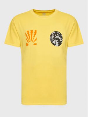 Priliehavé tričko Element žltá