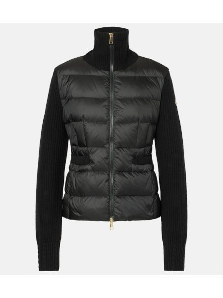 Ull dunjakke Moncler svart