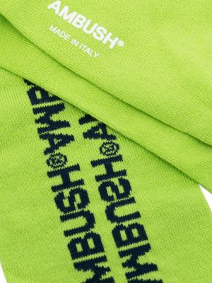 Bavlněné ponožky Ambush zelené