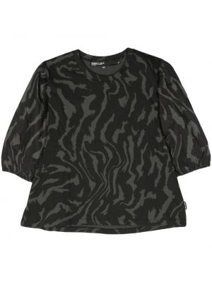 Bavlněné tričko s potiskem s tygřím vzorem Bimba Y Lola