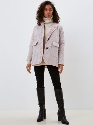 Утепленная демисезонная куртка Moona Store розовая