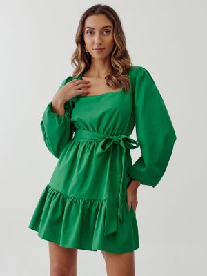 Kleita Tussah zaļš