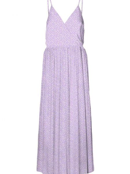 Sukienka długa Vero Moda fioletowa