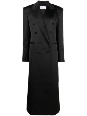 Сатенено палто Giuseppe Di Morabito черно