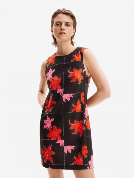 Mini obleka s cvetličnim vzorcem Desigual