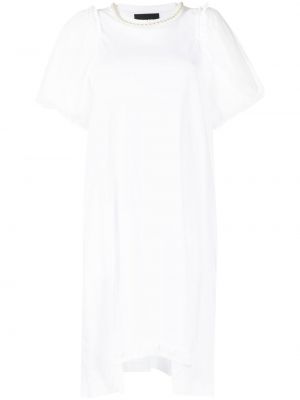 Памучна миди рокля Simone Rocha бяло