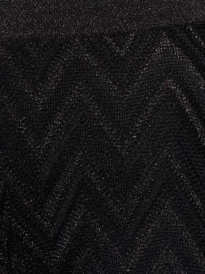 Spodnie żakardowe Missoni czarne