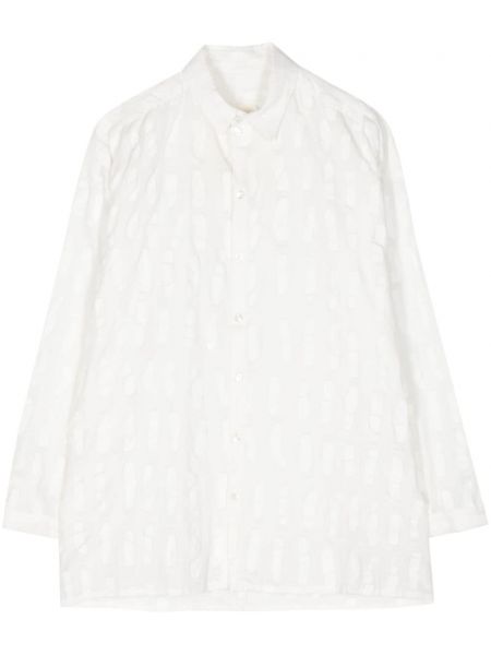 Βαμβακερό πουκάμισο Toogood λευκό