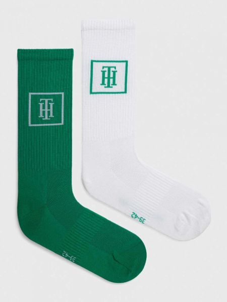 Зелені шкарпетки Tommy Hilfiger