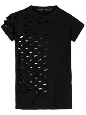 T-krekls džersija Gloria Coelho melns