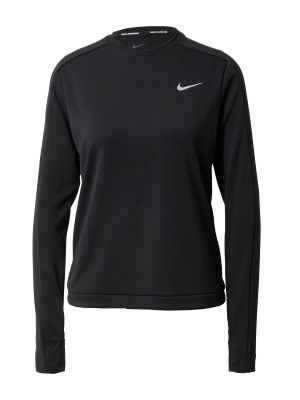 Tričko s dlhými rukávmi Nike čierna