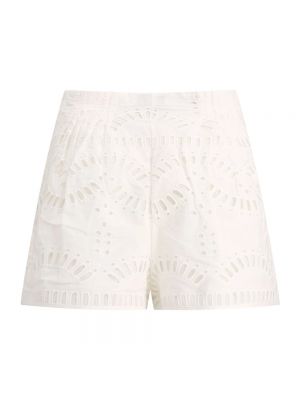 Pantalones cortos de algodón Charo Ruiz Ibiza blanco