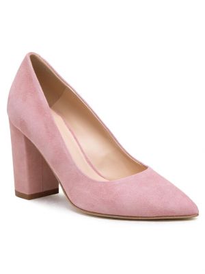 Ниски обувки Solo Femme розово