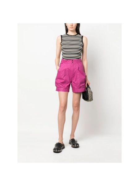 Pantalones cortos cargo con bolsillos Isabel Marant étoile violeta