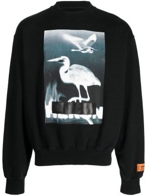 Sweatshirt Heron Preston svart