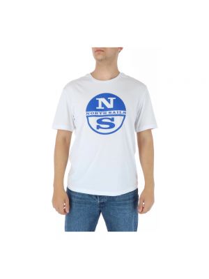 Hemd mit print North Sails weiß