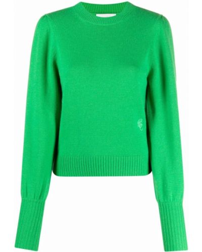 Jersey manga larga de tela jersey Chloé verde