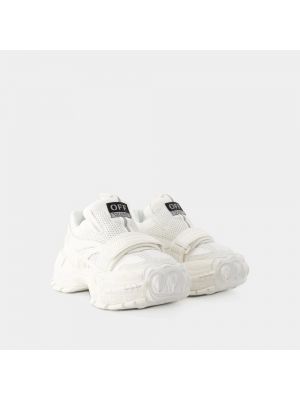 Sneakersy skórzane wsuwane Off-white białe