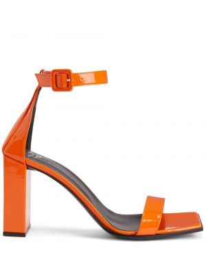 Sandále s prackou Giuseppe Zanotti oranžová