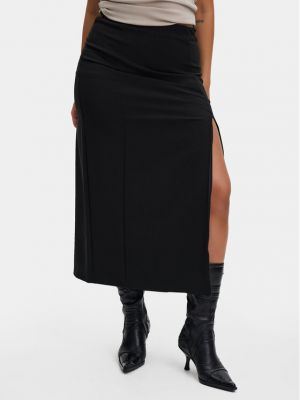 Midi sukně Gestuz černé