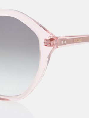 Oversized sluneční brýle Celine Eyewear růžové