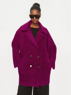 Palton de blană Pinko violet