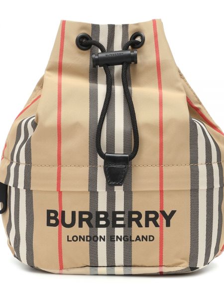 Clutch torbica karirana Burberry bež