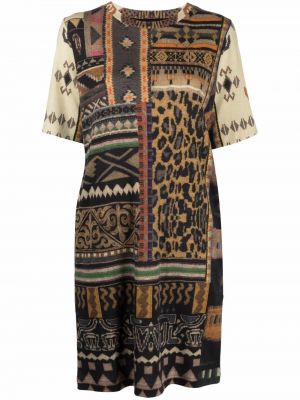 Jersey trykt dress Etro brun