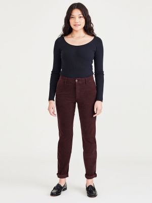 Pantalones chinos de pana slim fit Dockers marrón