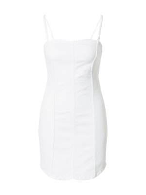 Найлонова мини рокля Neon & Nylon бяло