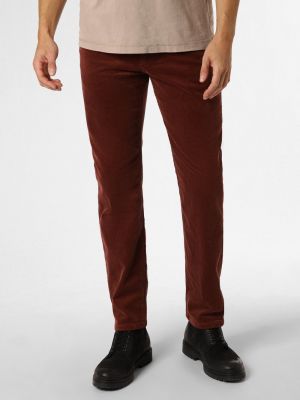 Spodnie 3/4 bawełniane Nils Sundström czerwone