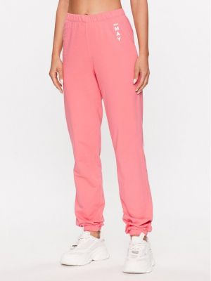 Pantaloni sport cu croială lejeră Noisy May roz