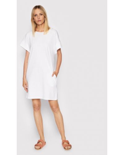 United Colors Of Benetton Hétköznapi ruha 3BL0DV003 Fehér Relaxed Fit