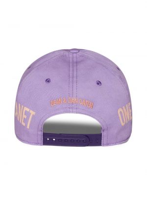 Raštuotas kepurė su snapeliu Dsquared2 violetinė