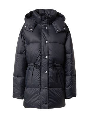Зимно палто Abercrombie & Fitch черно