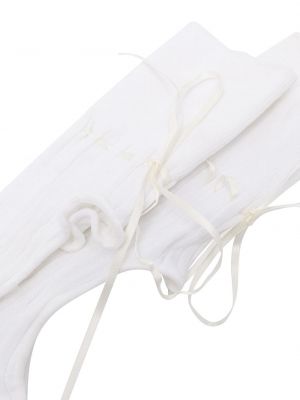 Calcetines con cordones Simone Rocha blanco