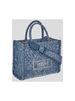 Bolso shopper Versace azul