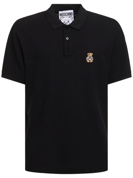 Polo Moschino μαύρο