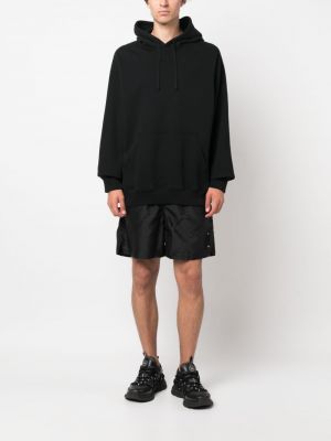 Shorts de sport à imprimé A-cold-wall* noir