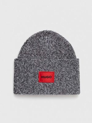 Вълнена шапка Hugo сиво