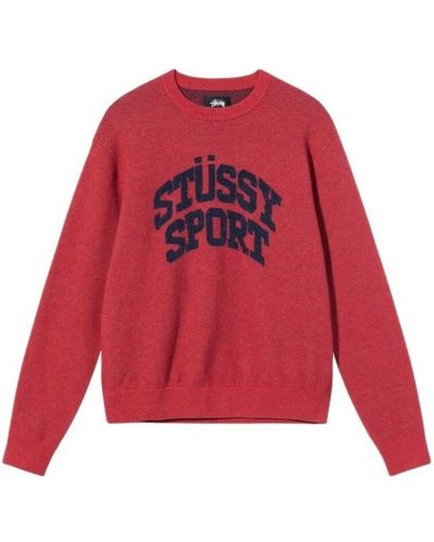 Sweter Stussy - Czerwony