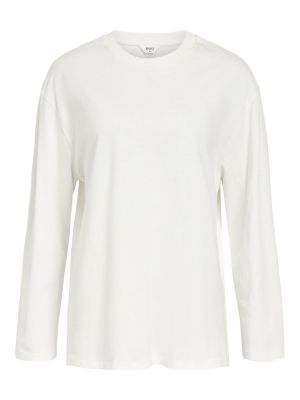 Marškinėliai ilgomis rankovėmis .object balta