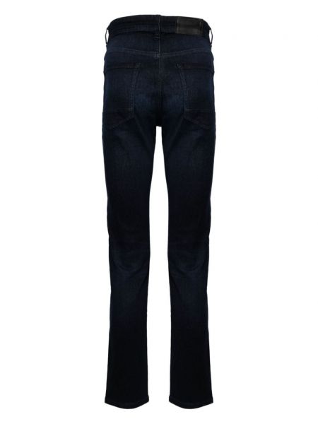 Skinny džíny s vysokým pasem Boss modré