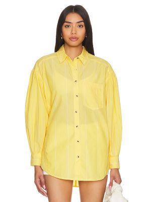 Top a rayas Free People amarillo