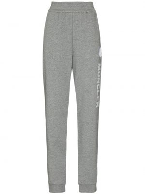 Pantalones de chándal con bordado Moncler gris
