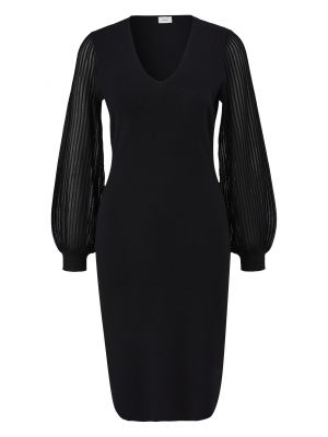 Pletena pletena haljina S.oliver Black Label crna