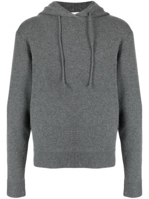 Кашмирен пуловер с качулка Extreme Cashmere сиво